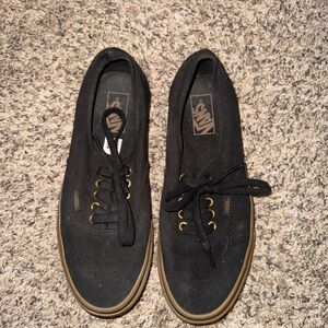 Vans Black Skate Sneakers with Vulcanized Sole